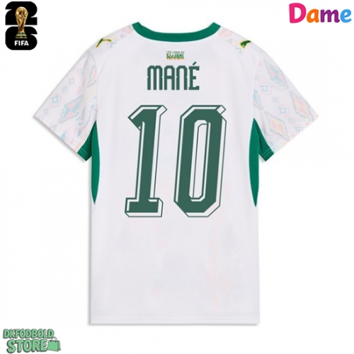 Senegal Sadio Mane #10 Replika Hjemmebanetrøje Dame VM 2026 Kortærmet